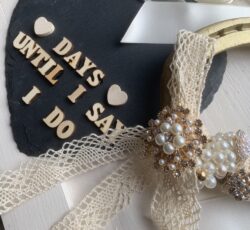 Countdown to Wedding chalk Board